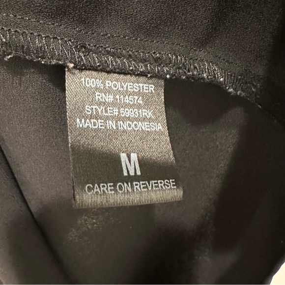 Ro & De Black Long Sleeve Blouse - Picture 6 of 8